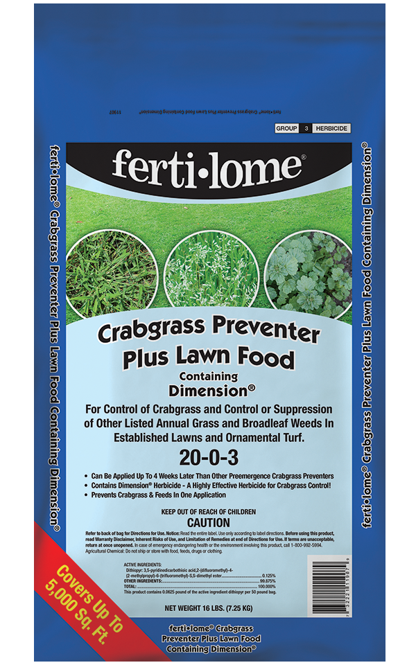 Crabgrass Preventer Plus Lawn Food w/ Dimension 32#